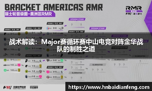 战术解读：Major赛循环赛中山电竞对阵金华战队的制胜之道